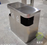 室內外環保組合式不銹鋼分類垃圾桶