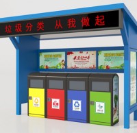 烤漆冷軋鋼板垃圾分類(lèi)亭